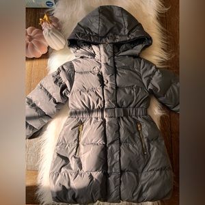 jacadi winter puff coat size 4.